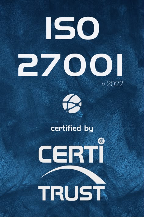 Certifié ISO 27001 v.2022 par CertiTrust